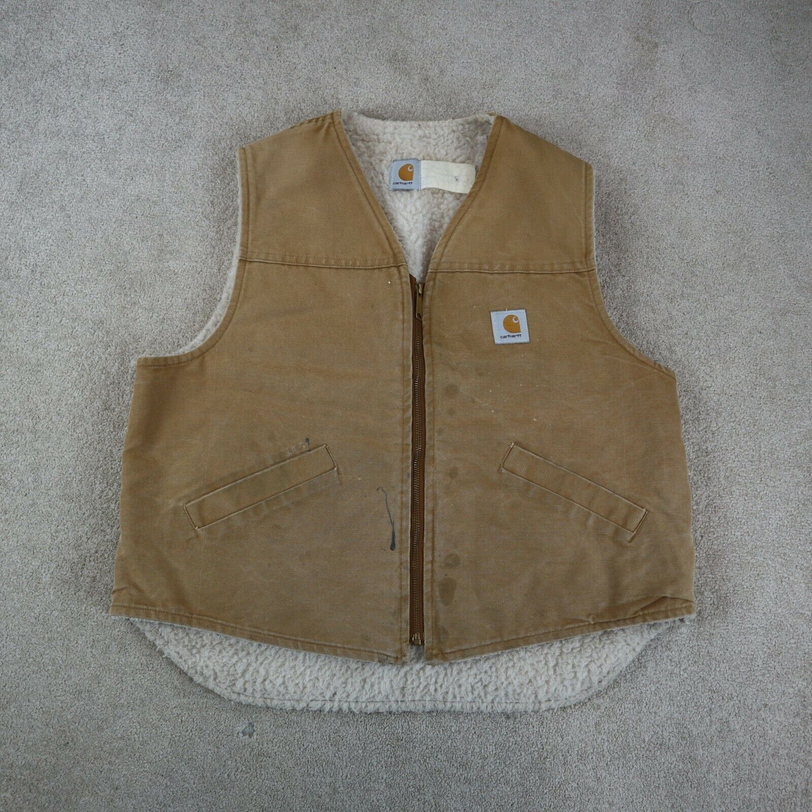 Vintage Carhartt Sherpa Lined Vest